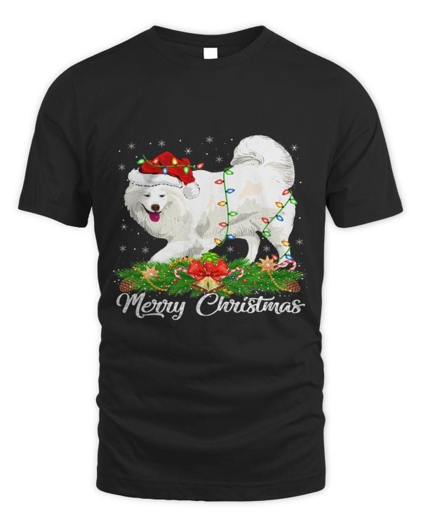 Samoyed Dog Lover Matching Santa Hat Samoyed Christmas