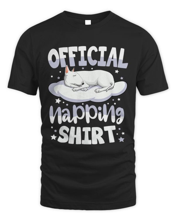 Sleeping Bull Terrier Dog Lover Official Napping 75