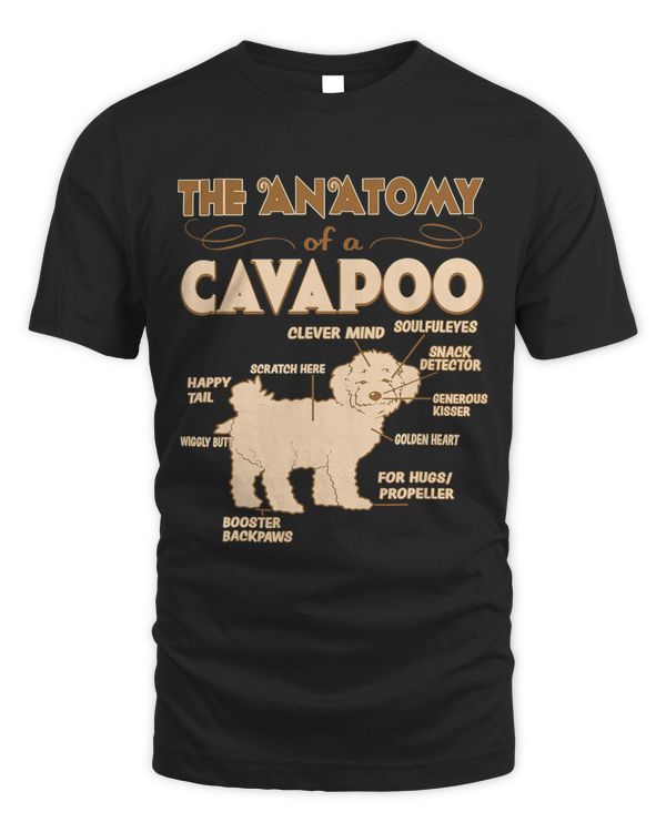 The Anatomy Of Cavapoo Pet Lovers Gift T631