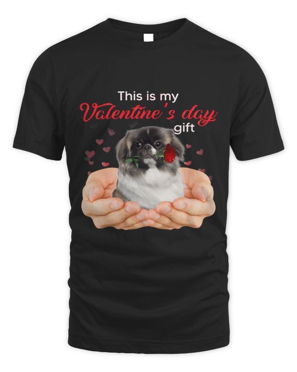 Cute Pekingese This Is My Valentines Day Pajama