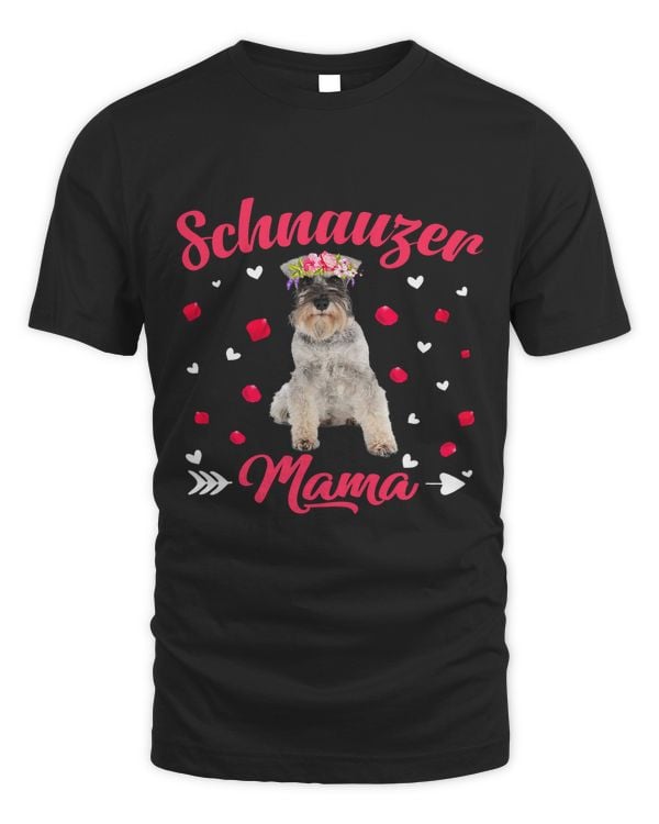 Cute Schnauzer Mama Dog Mom Dog Lover Mothers Day