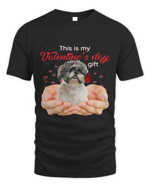 Cute Shih Tzu This Is My Valentines Day Pajama