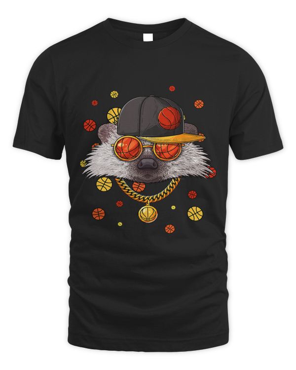 Hedgehog Basketball Team Bball Player Coach Sports Baller