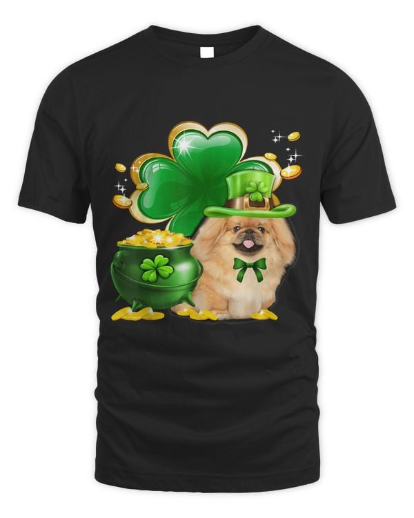 Pomeranian Dog Shamrock St Patricks Day Dog Irish Gift