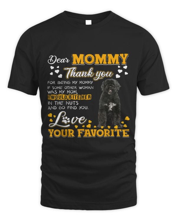 Portuguese Water Dog Dear Mommy Thank You For Being My Mommy