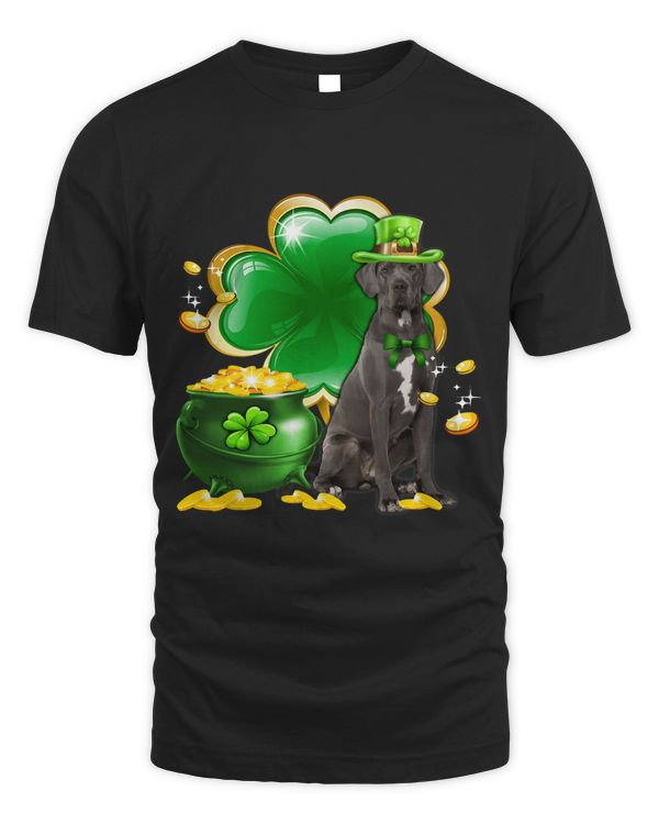 Great Dane Dog Shamrock St Patricks Day Dog Irish Gift 1