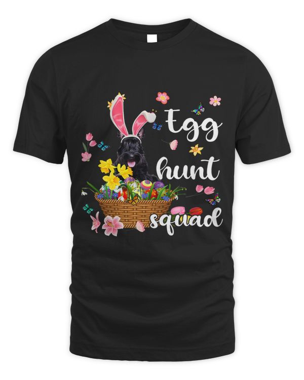 Scottish Terrier Happy Easter Day Easter Colorful Egg Hunt