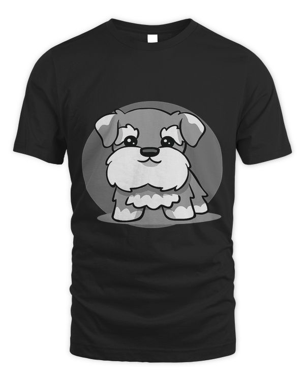 Adorable Chibi Kawaii Baby Schnauzer Dog Dog Lover23