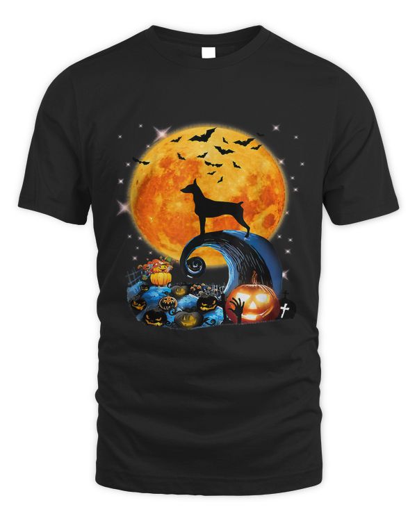 German Pinscher Dog Moon Cliff Pumpkin 174