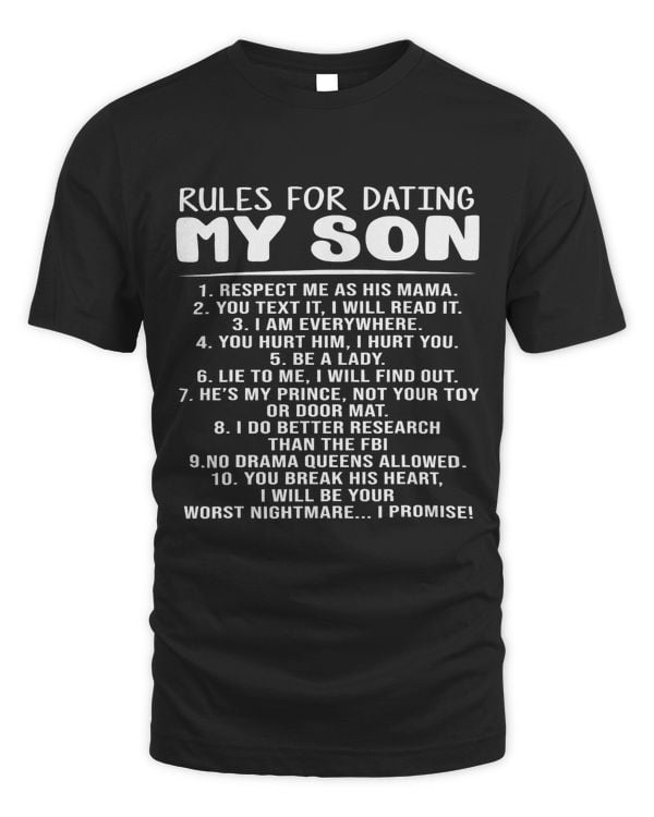 Rules For Dating My Son Funny Mom Dad117