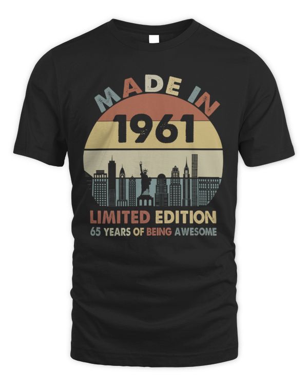 Made in 1961 Limited Edition 65 Years of Being Awesome USA33