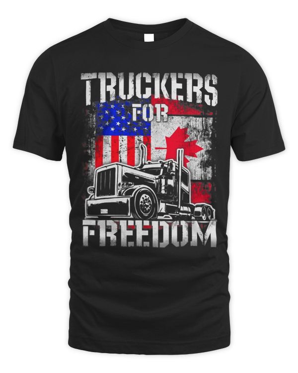 Truckers For Freedom Convoy Truck Driver