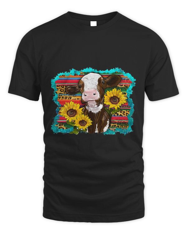 Cows Farmer Farming Cow Sunflower Farm Animals Leopard 166