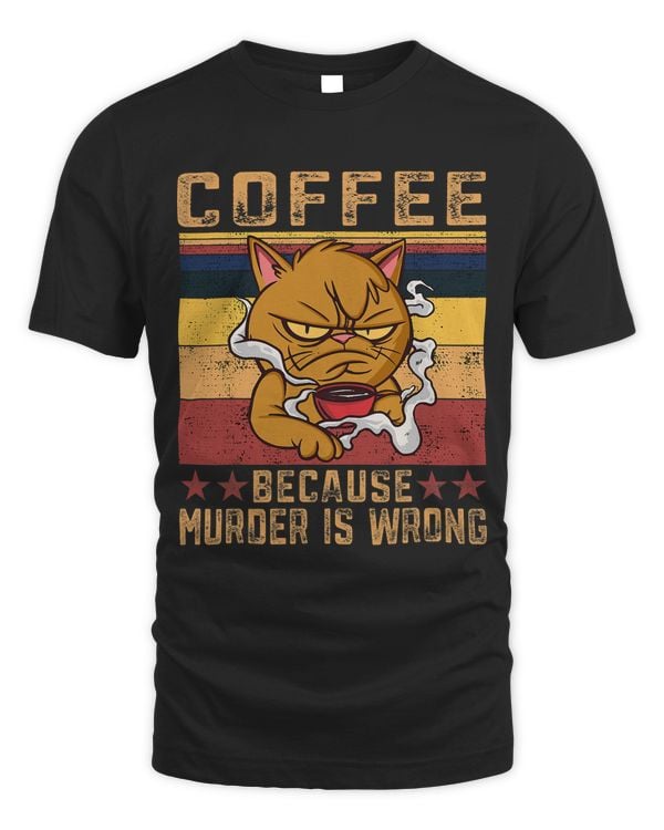 Coffee because murder is wrong coffee and generated cat 90