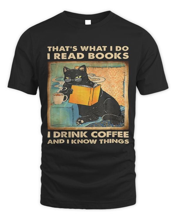 Hat S What I Do I Read Books I Drink Coffee Owl Black Cat 145