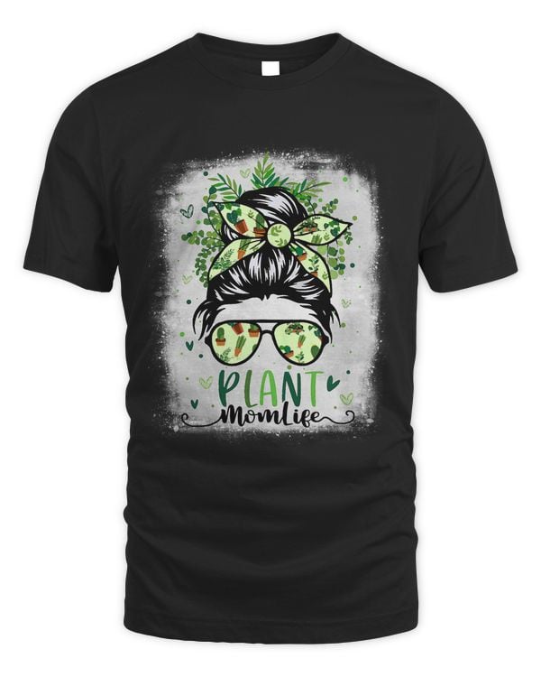 Plant Lady Mom Life Messy Bun Gardening Gardeners Grandma
