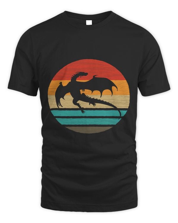 Dragon Retro Style Vintage