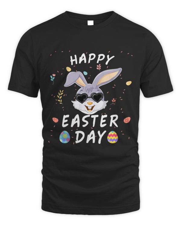 Bunny Happy Easter Day Eggs Kids Boys Girls Rabbit
