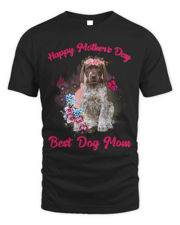 German Shorthaired Pointer Flower Happy Mothers Day To The