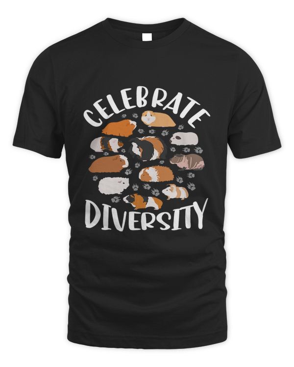 Celebrate Diversity Guinea Pig Cavy Pet Lover Funny 1
