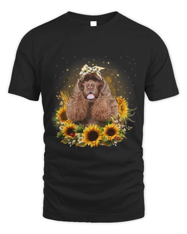 Sunflower American Cocker Spaniel Dog Mothers Day For Women