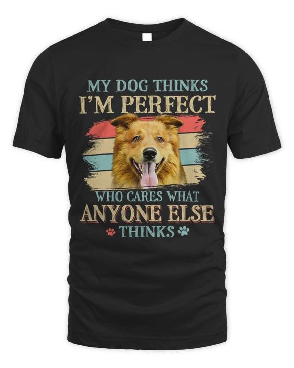 My Dog Thinks Im Perfect Hovawart Dog Retro Style 1