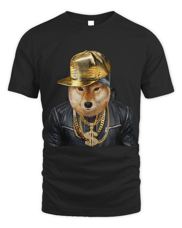 Shiba Inu Rapper as Hip Hop Artist Japanese Dog 282