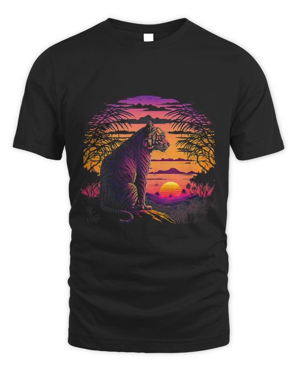 Retro Aesthetic Tiger 4
