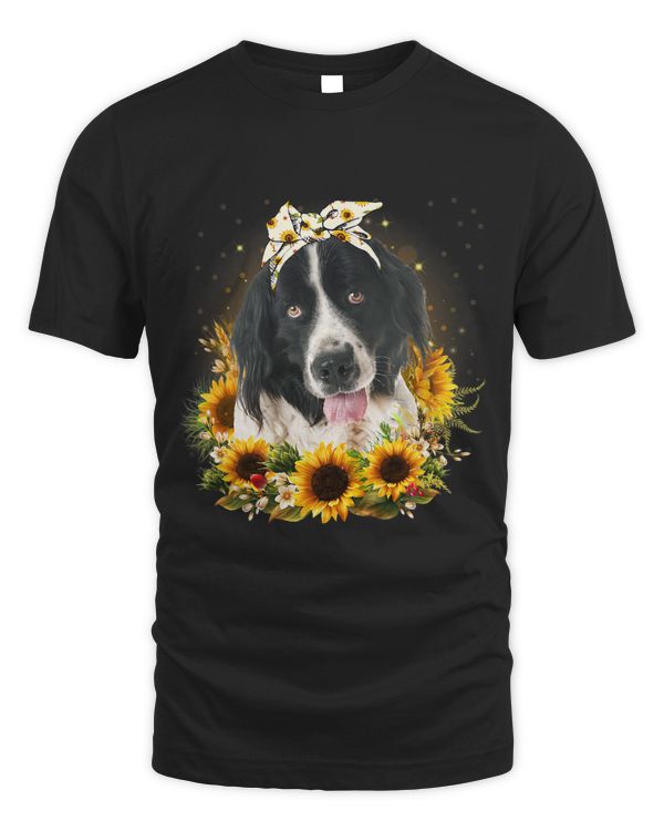 Sunflower Landseer Dog Mothers Day For Women