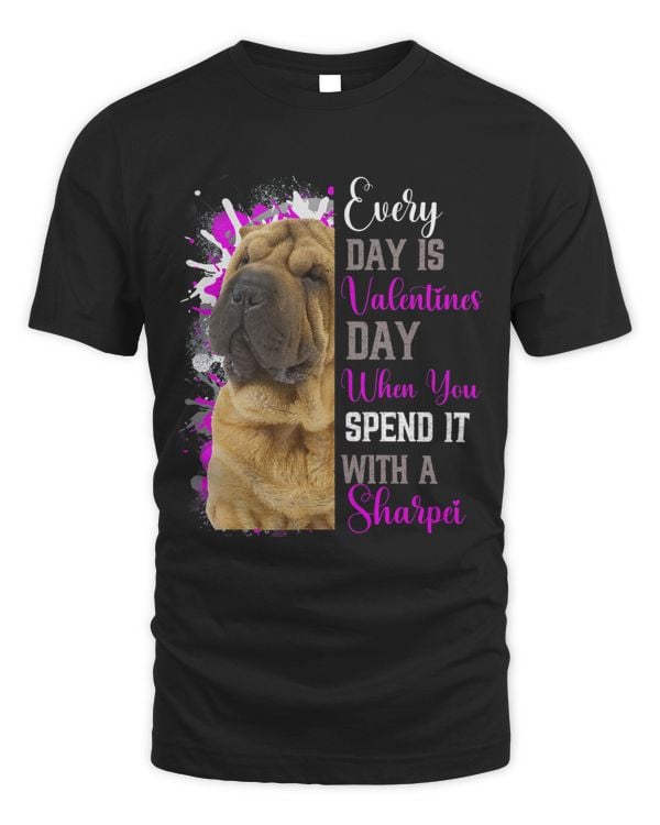 Funny Valentines Day Sharpei Mom Mother Dog Doggie Shar Pei