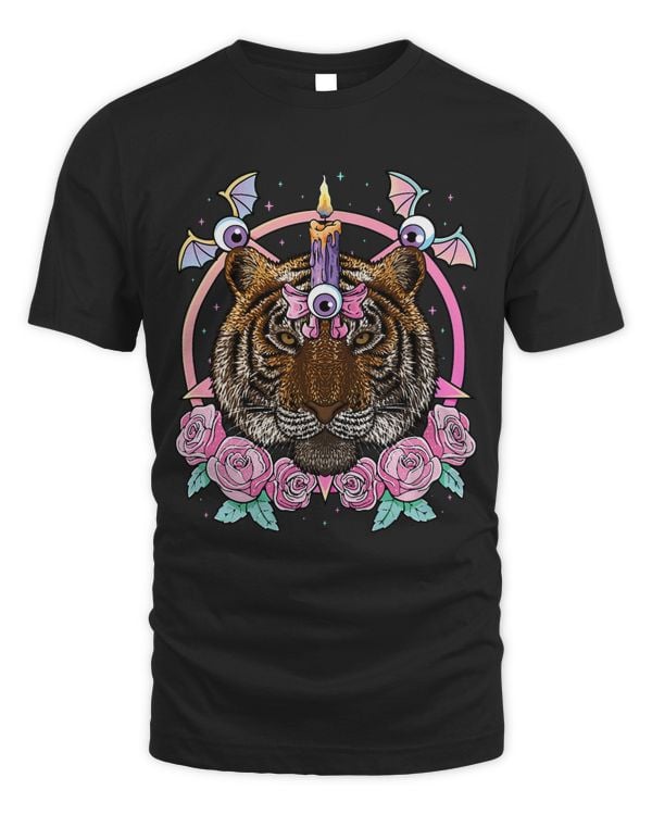 Pastel Goth Tiger Pagan Creepy Menhera Tiger