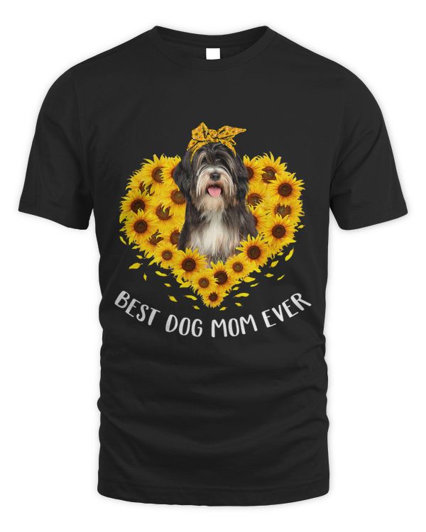 Tibetan Terrier Mom Sunflower Dog Mom Women