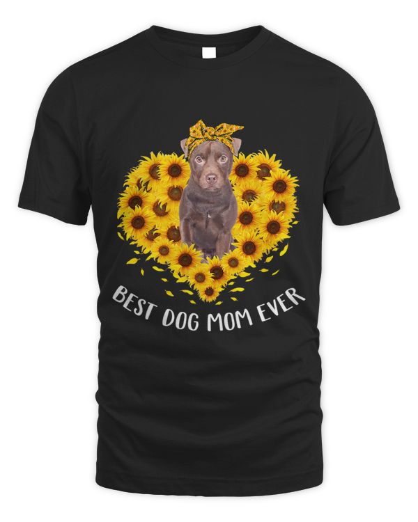 Patterdale Terrier Mom Sunflower Dog Mom Women