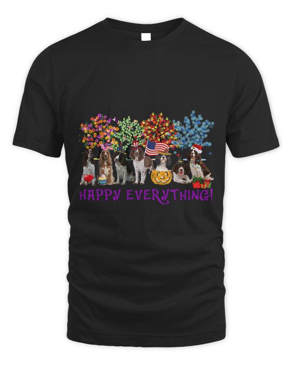 Springer Spaniel Happy Everything Gift For Christmas 379