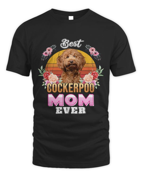 Vintage Best Cockerpoo Mom Ever Mothers Day For Dog Mom