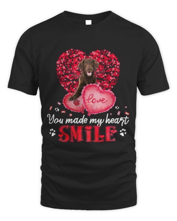 You Make My Heart Smile Flat Coated Retriever With Heart