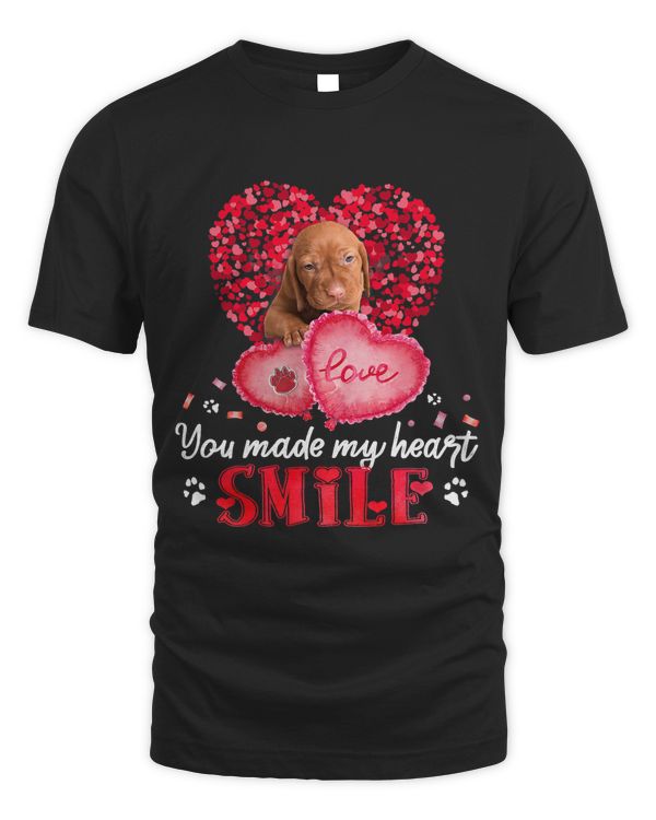 You Make My Heart Smile Vizsla With Heart
