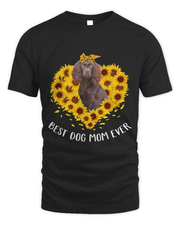 Boykin Spaniel Mom Sunflower Dog Mom Women