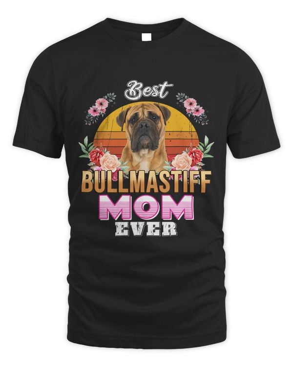 Vintage Best Bullmastiff Mom Ever Mothers Day For Dog Mom