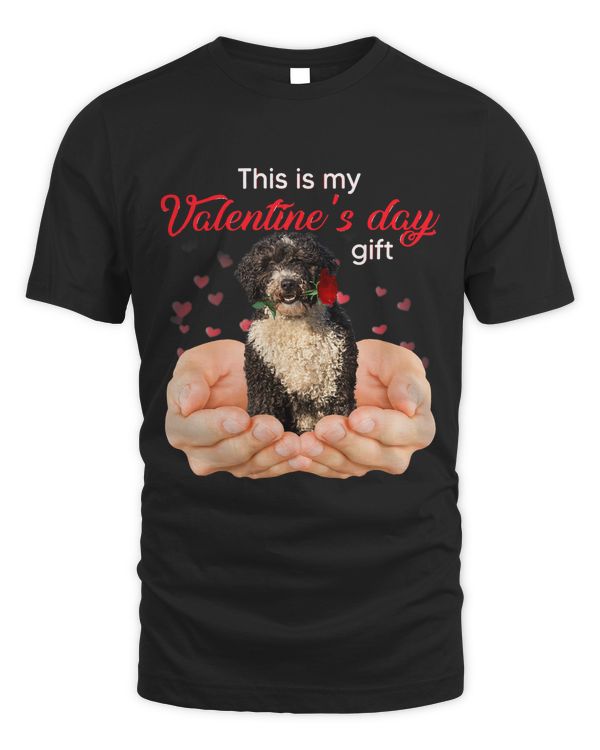 Cute Spanish Water Dog This Is My Valentines Day Pajama