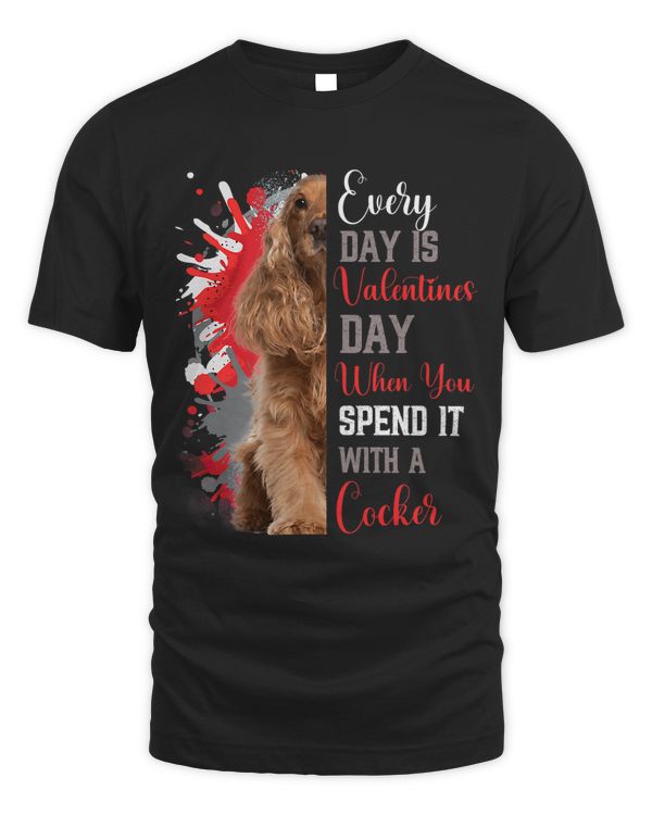 Womens Valentines Day Cocker Spaniel Mom Mother Mum Mummy Cockers