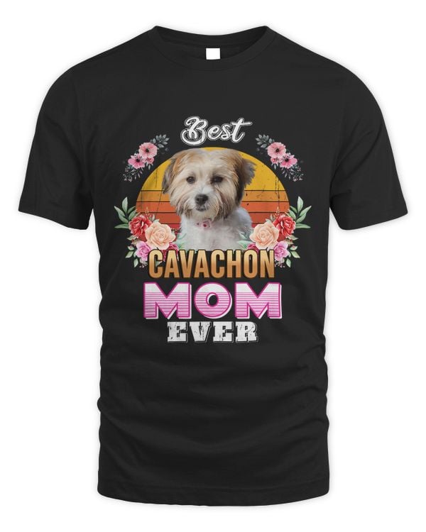 Vintage Best Cavachon Mom Ever Mothers Day For Dog Mom
