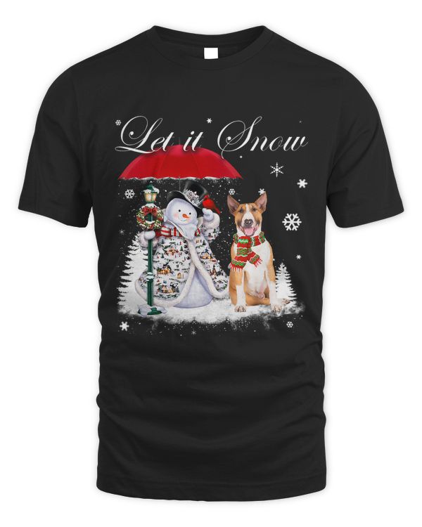 Bull Terrier Santa Dog Christmas Snowman Xmas Pajama 389
