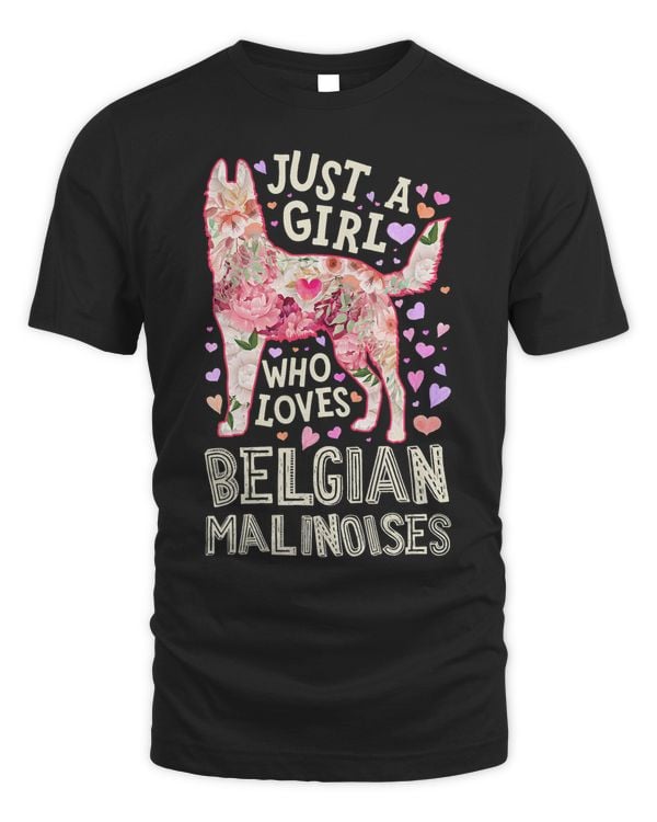 Belgian Malinois Just A Girl Who Loves Dog Flower Floral 144
