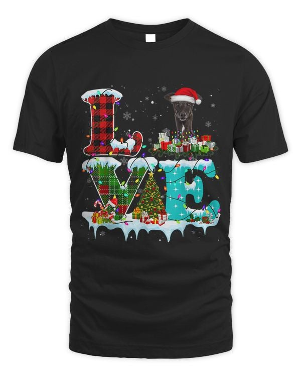 Greyhound Christmas Tree Light Pajama Dog Xmas 8