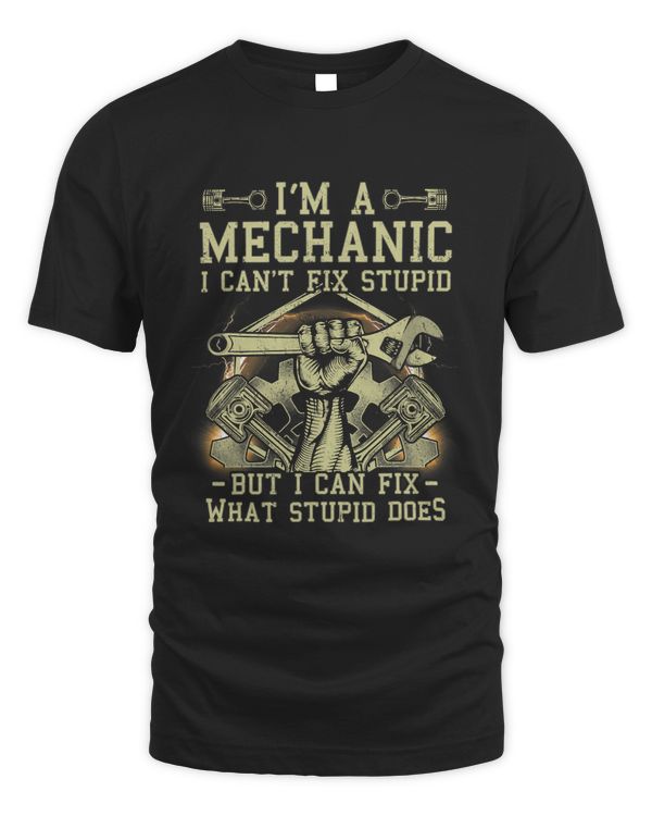 Funny Car Mechanic Men Women Kids Best Auto Mechanic 4