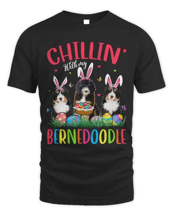 Chillin With My Bernedoodle Easter Eggs Happy Easter