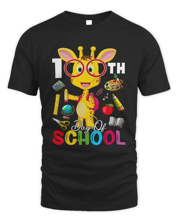 100th Day Of School Giraffe Lovers 100 Days Smarter Student
