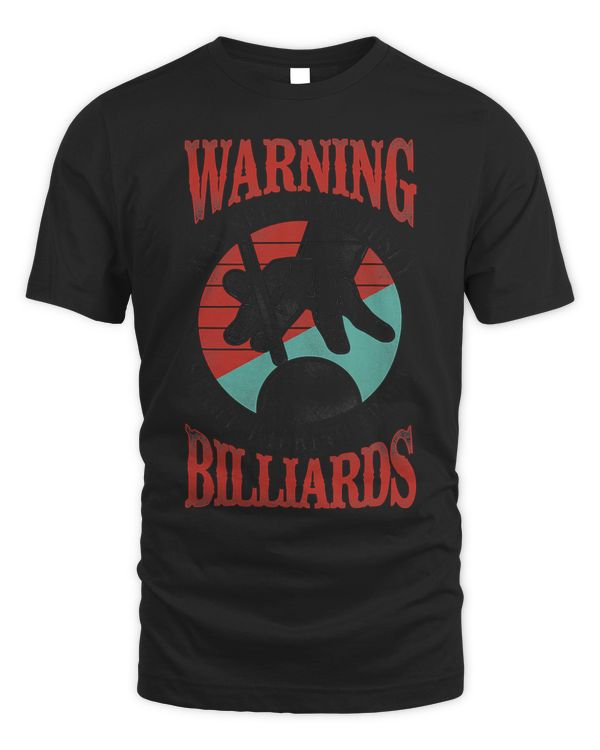 Billiards Pool Player Ball Vintage Warning May Spontaneously 98
