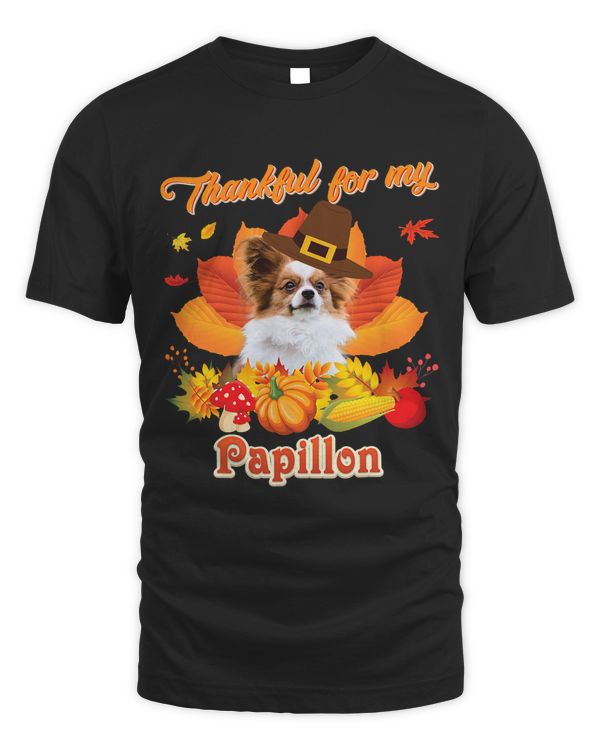 Thankful For My Papillon Dog Thanksgiving Im Pumpkin Fall 205